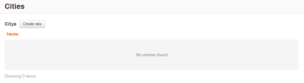 Empty ModelView List